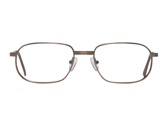 SafeVision SVTI 1 ANSI rated prescription safety glasses in Antique Bronze, front view