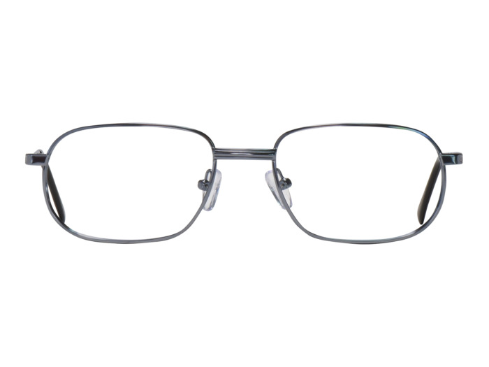 SafeVision SVTI 1 ANSI rated prescription safety glasses in Gunmetal, front view