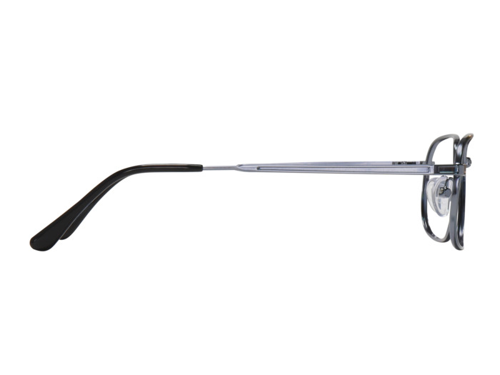 SafeVision SVTI 1 ANSI rated prescription safety glasses in Gunmetal, right side view