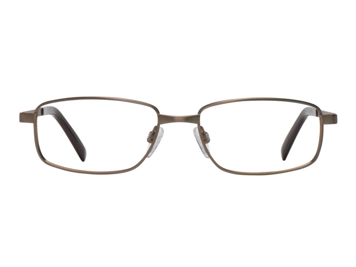 SafeVision SVTI 11 ANSI rated prescription safety glasses in Antique Gold, front view