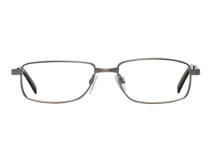 SafeVision SVTI 11 ANSI rated prescription safety glasses in Matte Gray, front view