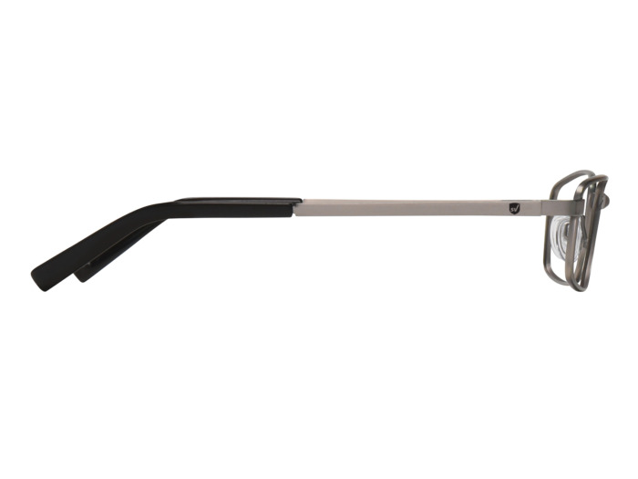 SafeVision SVTI 11 ANSI rated prescription safety glasses in Matte Gray, right side view