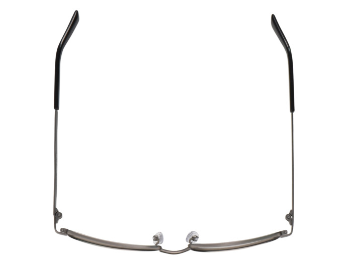 SafeVision SVTI 11 ANSI rated prescription safety glasses in Matte Gray, top view